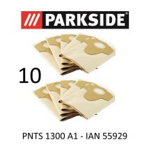 10 Sacs d'aspirateur Parkside pnts 1300 A1 20 l Lidl Ian 55929 Marron 906–05 – Parkside Aspirateur sec humide