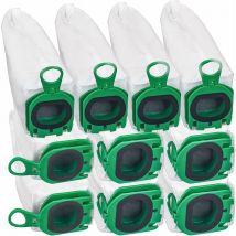 Sac pour aspirateur 10 Sacs d'Aspirateur pour Vorwerk Sac à Poussière de Rechange pour Kobold VB100 Aspirateur