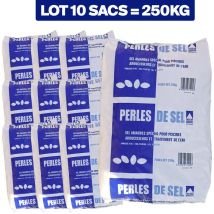 Llofer - 10 Sacs de 25Kg en pastilles de sel adoucisseur d'eau
