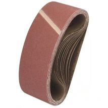10 Schleifbänder 100x610mm Eckra Korn 150