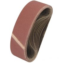 10 Schleifbänder 75x533mm Körnung 240