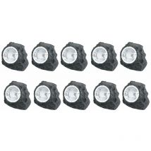 10 set giardino solare del led faretti auto ricarica esterna light design pietra Globo solare