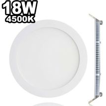 Spot Encastrable Led 18w Rond Extra-plat Blanc Neutre 4500k