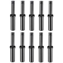 10 Stück Bewässerungsregner K-Rain rps Select 3/4'' Reichweite von 7,6 bis 14 m Einstellbarer Winkelregner Vorinstallie