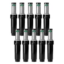 10 Stück Bewässerungssprenger Rostfrei K-Rain ProSport 1'' Reichweite von 13 bis 23 m Einstellbarer Winkel-Sprenger Sek