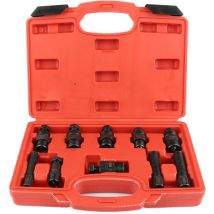 Sifree - 10 Tailles Ensemble d'extraction de Volant de Moto Moto extracteur de Volant Moteur Set