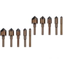 10 Teiliges Set Mit Fasen Und Lochöffnern Für Die Holzbearbeitung, Senker