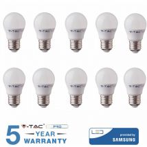 Led bulb E27 8.5W cold light bulbs 10 pieces - V-tac