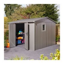 Rowlinson Brentvale 10X10 Premium Apex Metal Shed