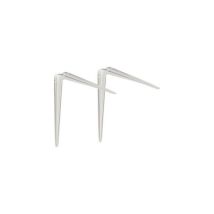 10 X 2 Pcs Étagères Blanches Nervurées