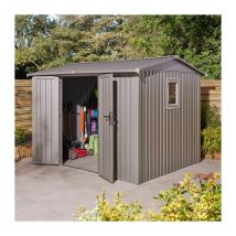 Rowlinson Brentvale 10X8 Premium Apex Metal Shed