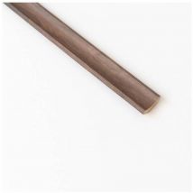 10 x coin mdf noyer foncé lisse mm.22x22x2400