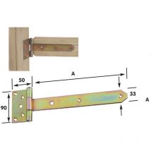 Scharnier 10 Stück für Holz mm.200 Tropenstahl - Salone