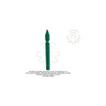 Ma t plastifiA section 250 cm 35 x 35 mm a paisseur 0,3 couleur verte obtenue a partir du profil t