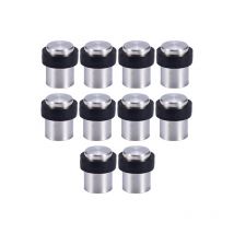 Ahlsen - 10 x Butoir de Porte de Sol 4.5 cm en Acier Inox Arrêt de Porte Butoir Bloque Porte