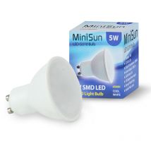 5W LED GU10 Spotlight Light Bulbs - 4500K - Pack of 8
