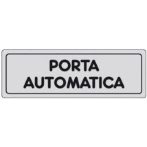 10 x étiquette adhésive 150x50 porte automatique