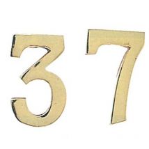 10 x maison en laiton numéro 5 mm.100