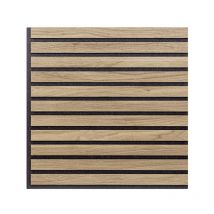 10 x pannello fonoassorbente 58x58cm legno rovere decorativo Deco BR