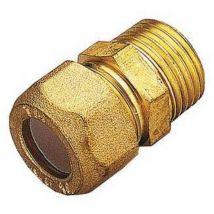 10 x raccords ot. droits bicone - m/gas 12x1/2 pes