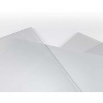 Polimark - 10 x verre synthétique transparent cm. 50x100x2