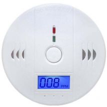 Muff - 10 Year Life Carbon Monoxide Alarm,Digital Display co Detector,Battery powered