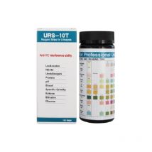 100 bandelettes de test d'analyse d'urine de réactif de Urs-10T 10 bandelettes de test d'urine de paramètre