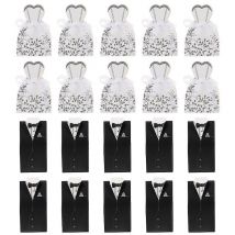 100 boîtes à bonbons de mariage