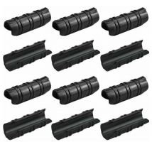 100 clips para invernadero de 25 mm, resistentes a altas temperaturas, duraderos y fáciles de usar, para fijar lonas de invernadero y láminas de