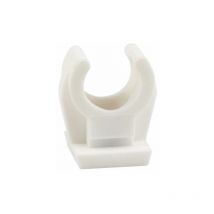 Clip polypropylène simple avec insert en laiton M6 35 - Boite de 25