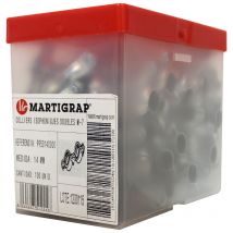 Arcanaute - 100 colliers isophonique double M7 x 150 pour tube Ø14