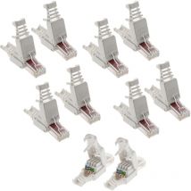 100 conectores RJ45 CAT 6 sin herramientas - Zenitech