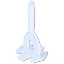 Prestamat - Diamwood 100 Croisillons Autonivelants à Visser 1 mm hi-fix pour Carreaux de 2 à 20 mm - 100 pièces - Dimensions 1 mm - Adhérence
