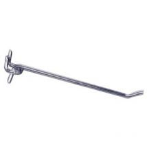 Gancio 1 filo per pannelli forati con punta antinfortunistica - ø mm.3,8x3,8x60 l.