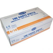 100 gants vinyle T9-10