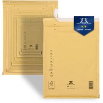 100 Luftpolster-Versandtaschen H8 H/8 290x370mm (Außenmaß) Braun