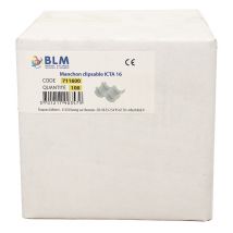 100 Manchons clipsables pour tube ICTA 16 - BLM