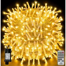100 mètres de long 600 led pixel string Light Avec télécommande, éclairage à 360 degrés à l'intérieur de l'ampoule, cuivre led pixel string Light