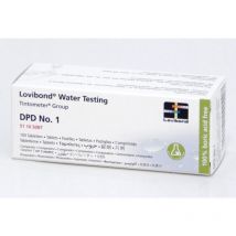 100 Pastiglie Reagenti DPD1 Lovibond per Misurazione Cloro Libero per Fotometro Elettronico