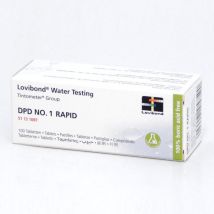 Lovibond - 100 Pastiglie Reagenti DPD1 rapid per Misurazione Cloro Libero per Test Manuali - Dissoluzione Rapida
