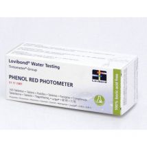 100 Pastiglie Reagenti ph red phenol Lovibond per Misurazione del ph per Fotometro Elettronico