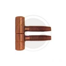 Tuttacasa - 100 pcs charniA re en acier nickelA anuba CharniA res 13 mm pour portes en bois