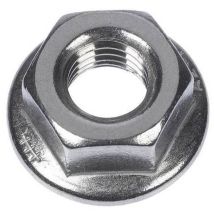 100 Pcs Écrous Hexagonaux À Bride Mu F Acier