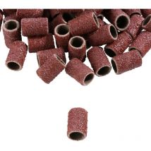 Arebos - sina 100 pcs Sanding Bands 100/120 Nail Drill Replacement Bits Nail Art Manicure