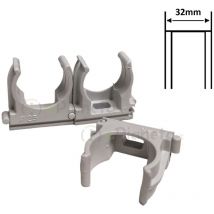 Clips per fissaggio tubi rigidi o flessibili 16 20 25 32 mm fissatubo a scatto IP40 grigio ral 7035 32mm x 10pz