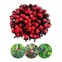 Suinga - Lot de 100 Goutteur d'arrosage goutte à goutte goutteurs réglables pour jardin pots de pelouse système d'irrigation