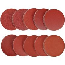 100 Pièces 75mm disques abrasifs Disque de Ponçage Disques Abrasifs 40/80/100/180/240/320/400/800/1200/2000 Grain Taille de 75mm Idéal pour
