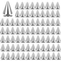 100 Pièces 7x10 mm Métal Rivets Décoratifs Punk Pointes Cônes Rivets Killer Rivets Punk Pointu Rivets Vis Rivets Métalliques pour diy Cuir Artisanat