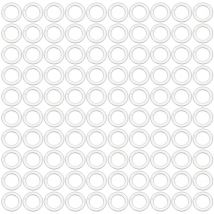 100 pièces anneaux perforés pour rideaux anneaux romains pour rideaux anneaux en plastique pour rideaux