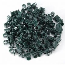 Tuserxln - 100 pièces en plastique mini tiges fleur jardin outils tige Clips grandir orchidée debout